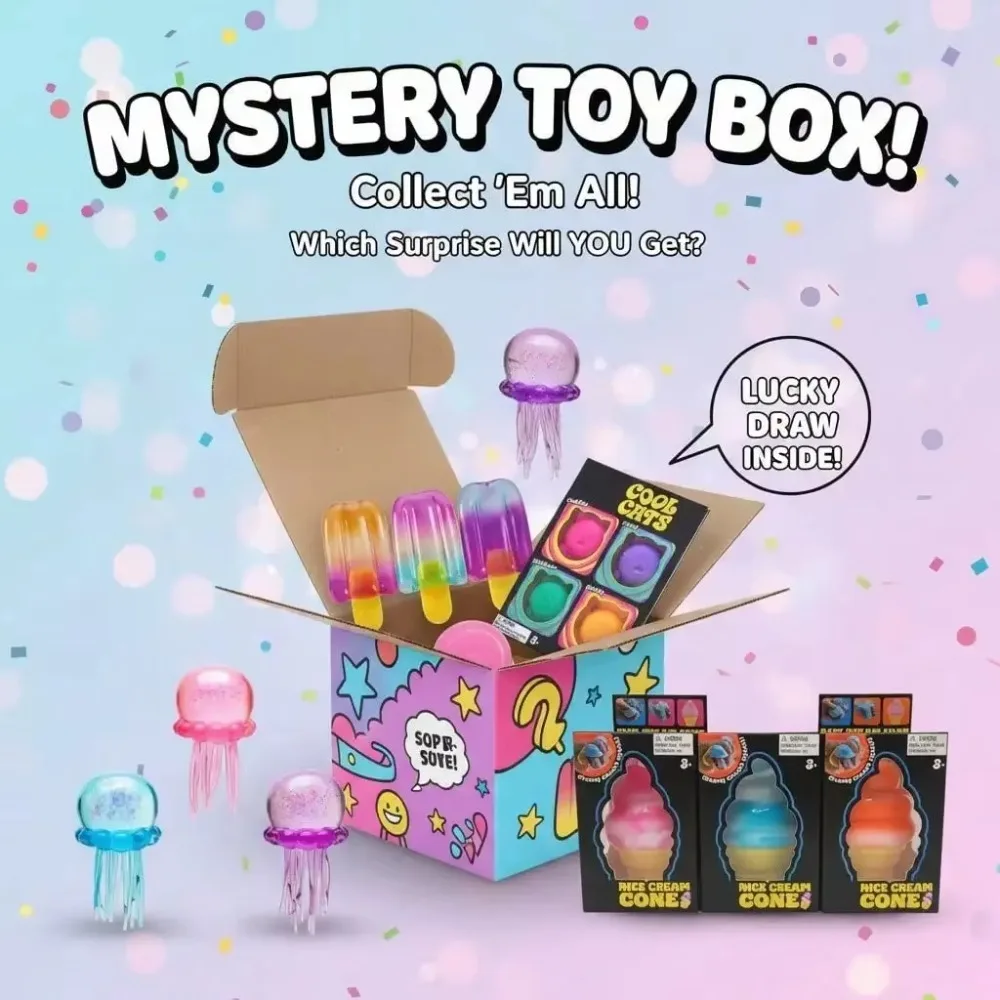 Squishy Mystery Box , Slow Ris - Party Games For Adults And Kids 评论和价格