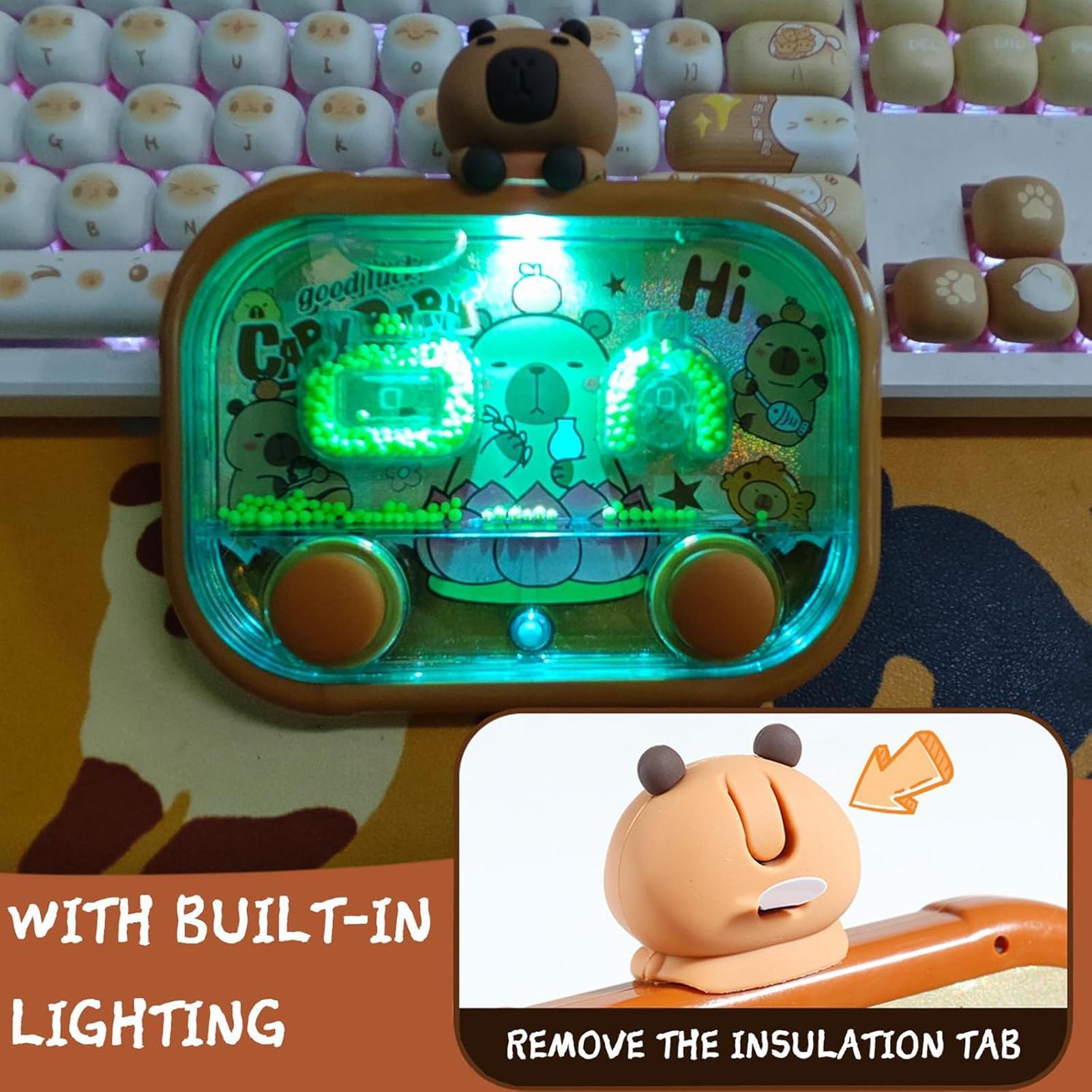 Capybara Handheld Water Game w - Party Games For Adults And Kids 评论和价格