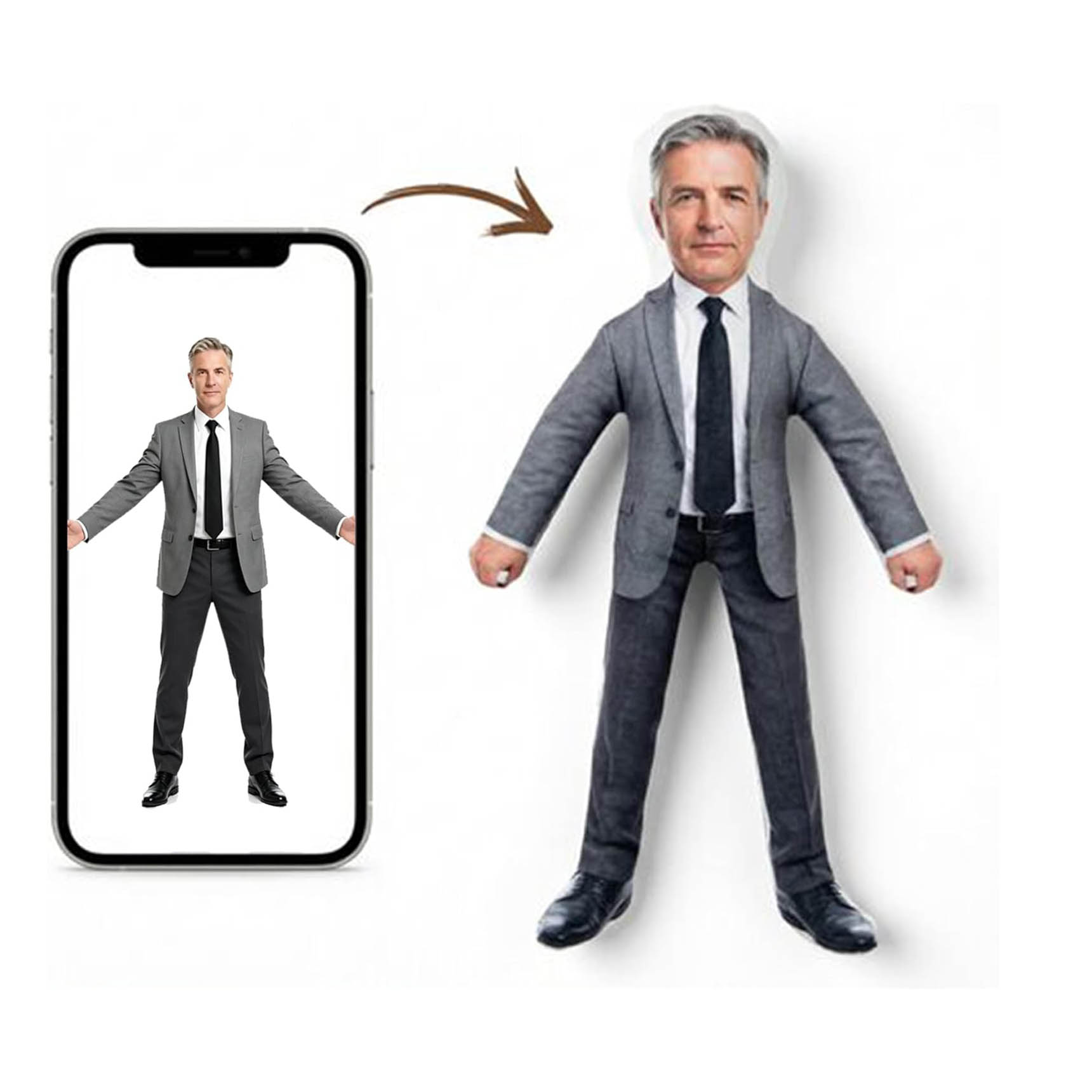 Custom Face Plush Doll with Mo - Party Games For Christmas 评论和价格